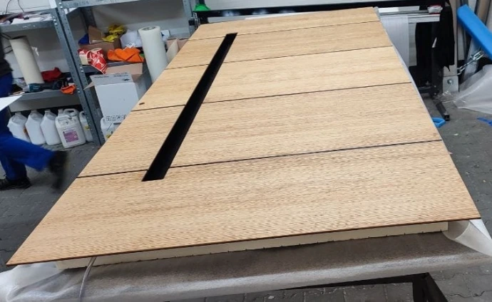 timber aluminium door