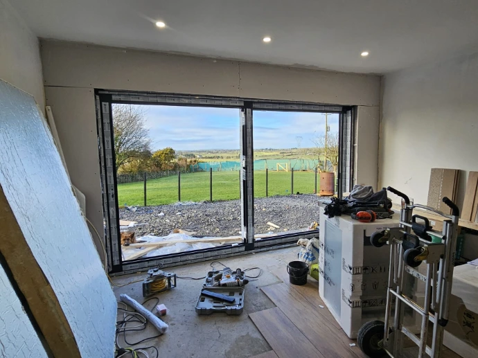 Aluminium doors from Poland fitted in Ireland